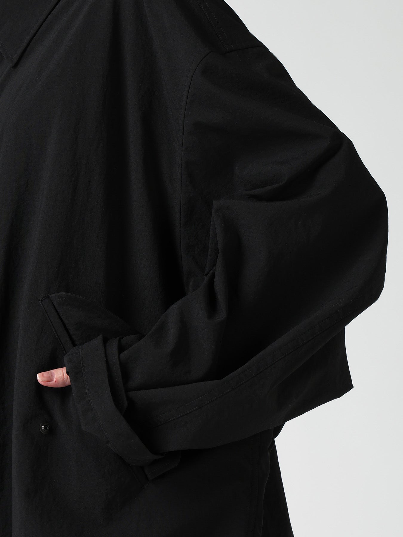 NY/ TASLAN OXFORD BACK TIERED COAT