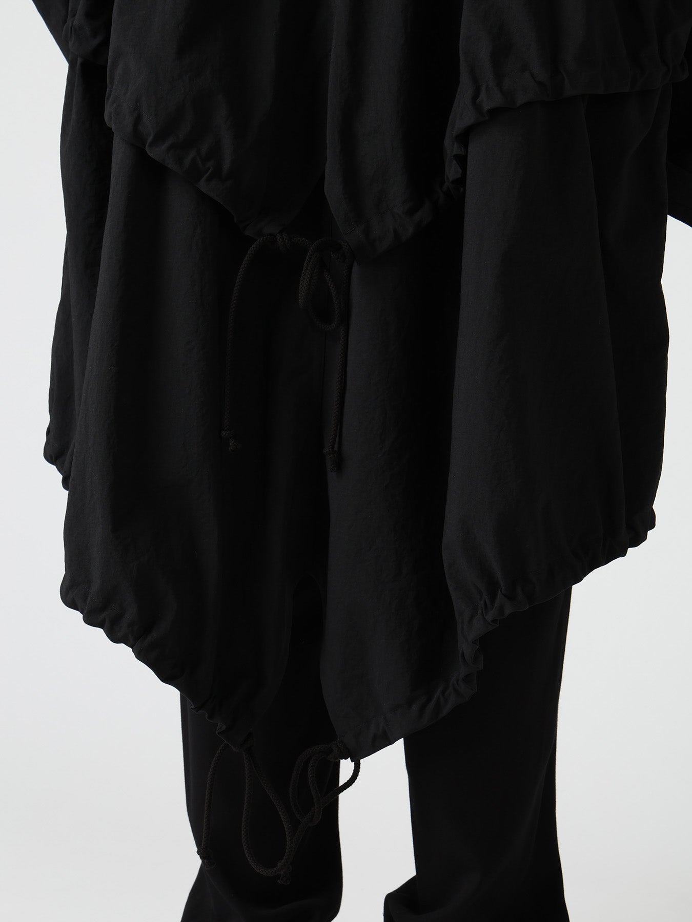 NY/ TASLAN OXFORD BACK TIERED COAT