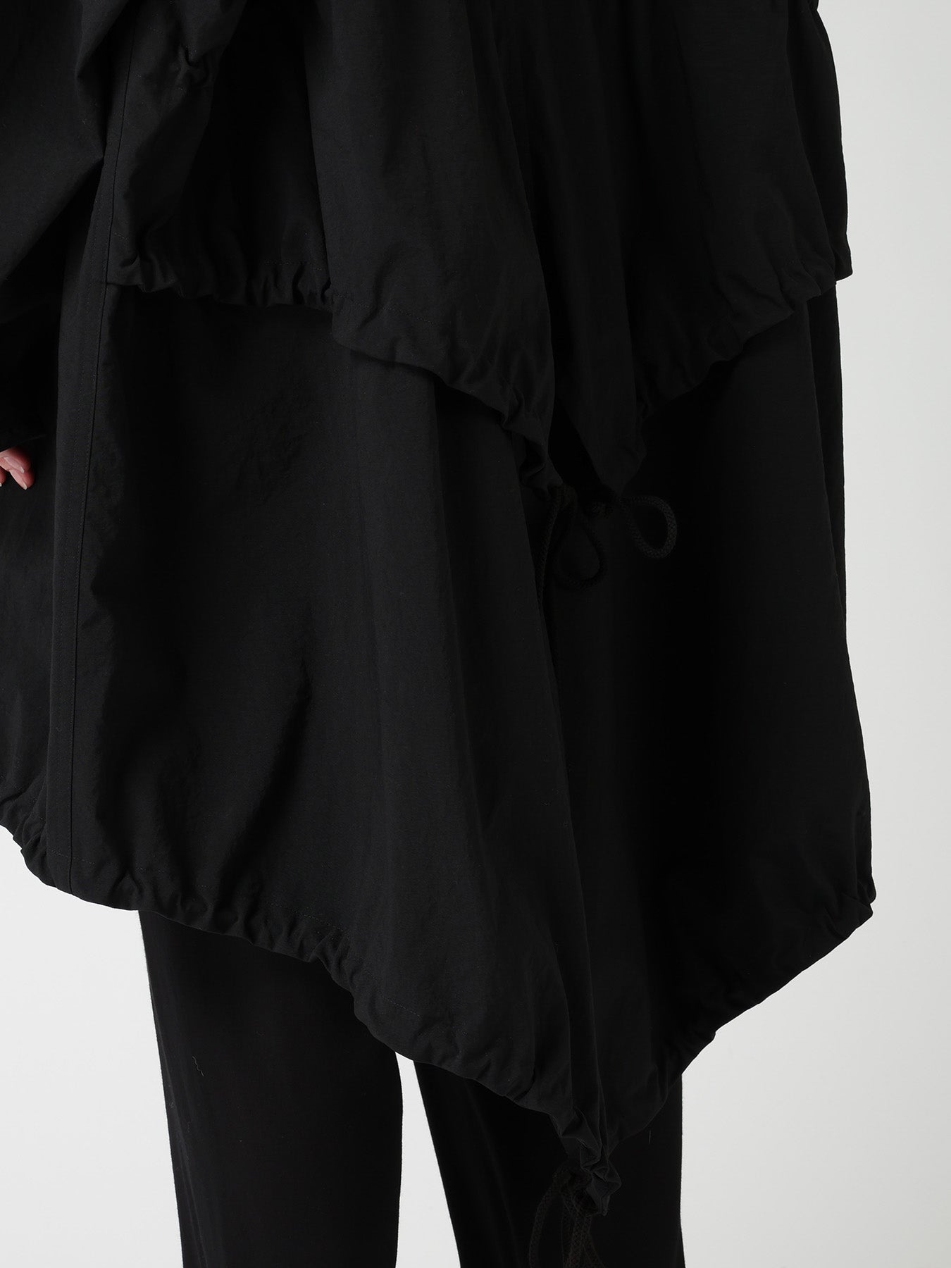 NY/ TASLAN OXFORD BACK TIERED COAT