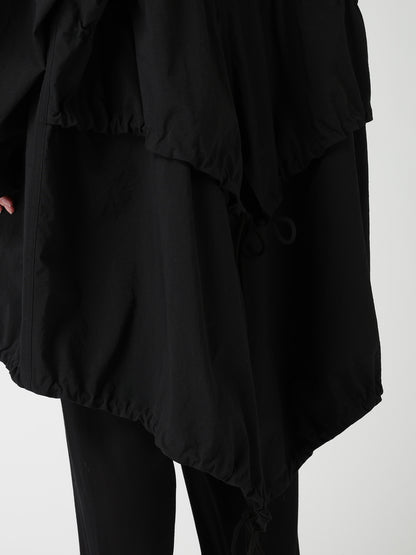 NY/ TASLAN OXFORD BACK TIERED COAT