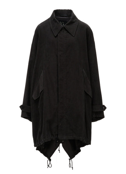 COTTON SUEDE MODS COAT