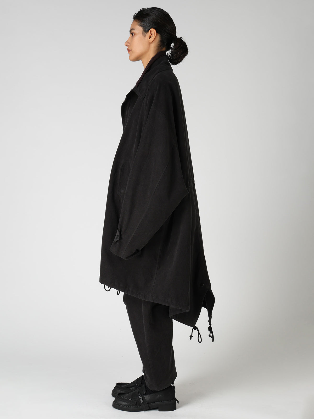 COTTON SUEDE MODS COAT