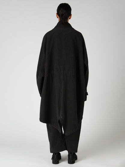 COTTON SUEDE MODS COAT