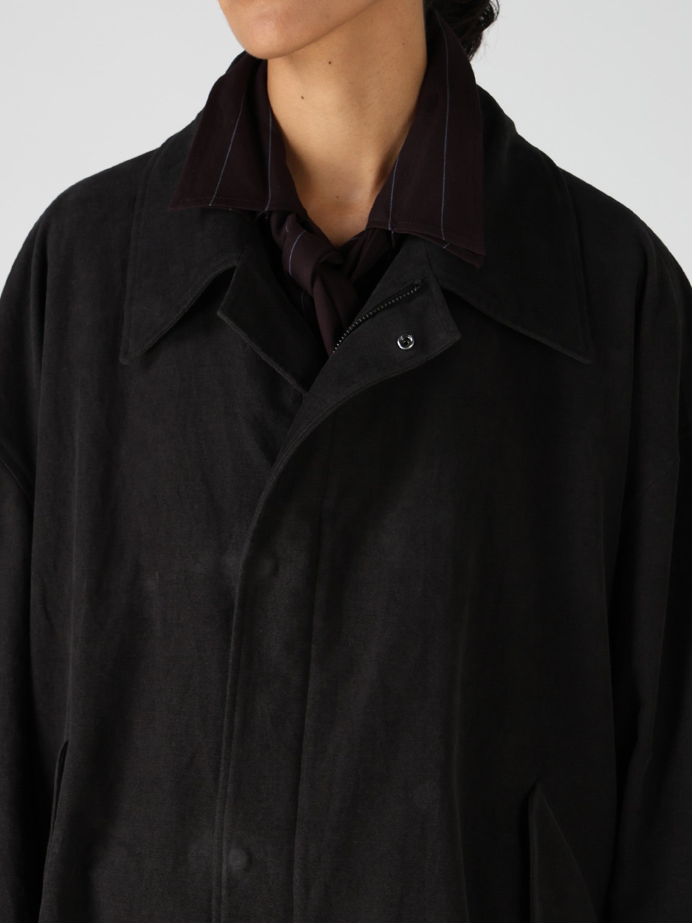 COTTON SUEDE MODS COAT