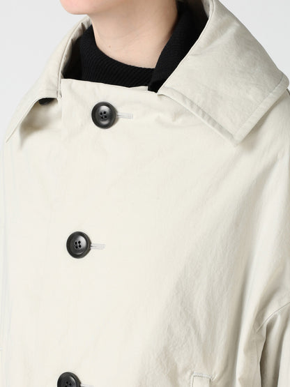 NYLON PADDED TASLAN OXFORD ARRANGED 3/4 SLEEVE COAT