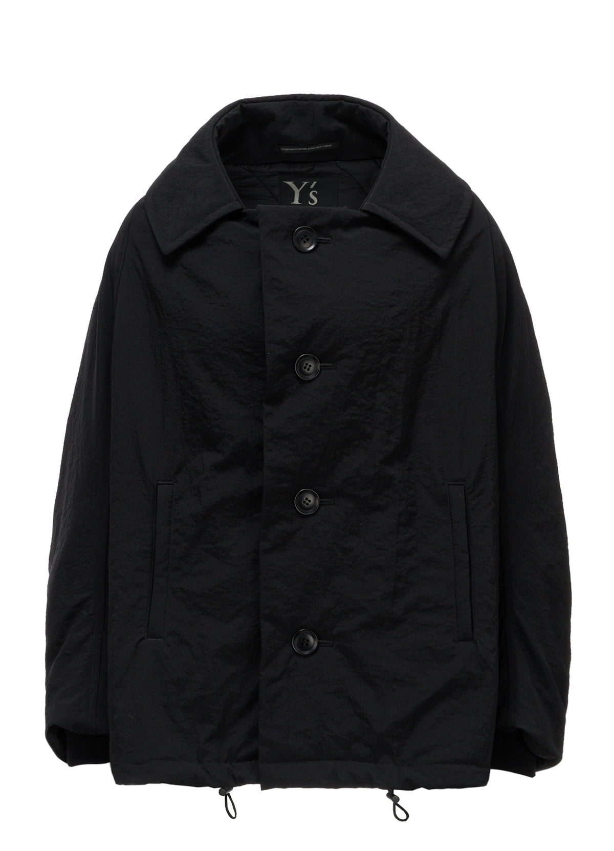 NYLON PADDED TASLAN OXFORD ARRANGED 3/4 SLEEVE COAT