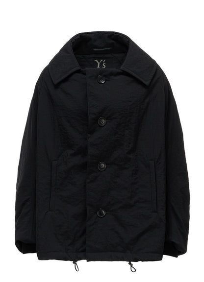 NYLON PADDED TASLAN OXFORD ARRANGED 3/4 SLEEVE COAT