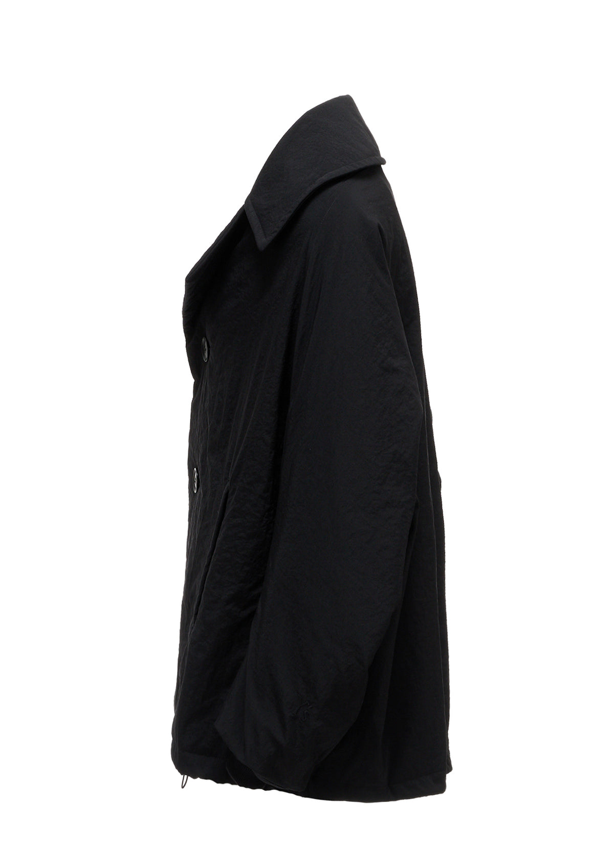 NYLON PADDED TASLAN OXFORD ARRANGED 3/4 SLEEVE COAT