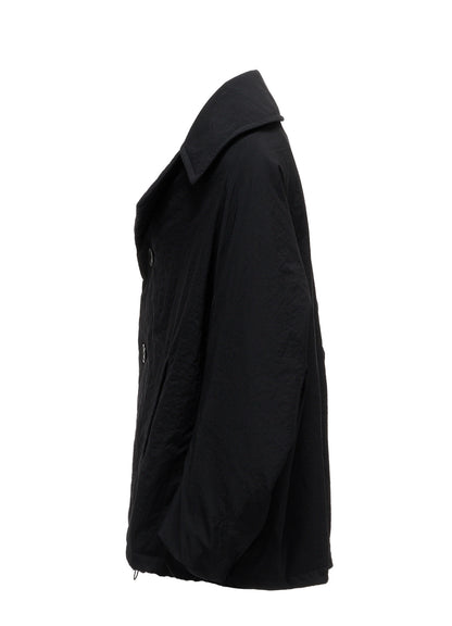 NYLON PADDED TASLAN OXFORD ARRANGED 3/4 SLEEVE COAT