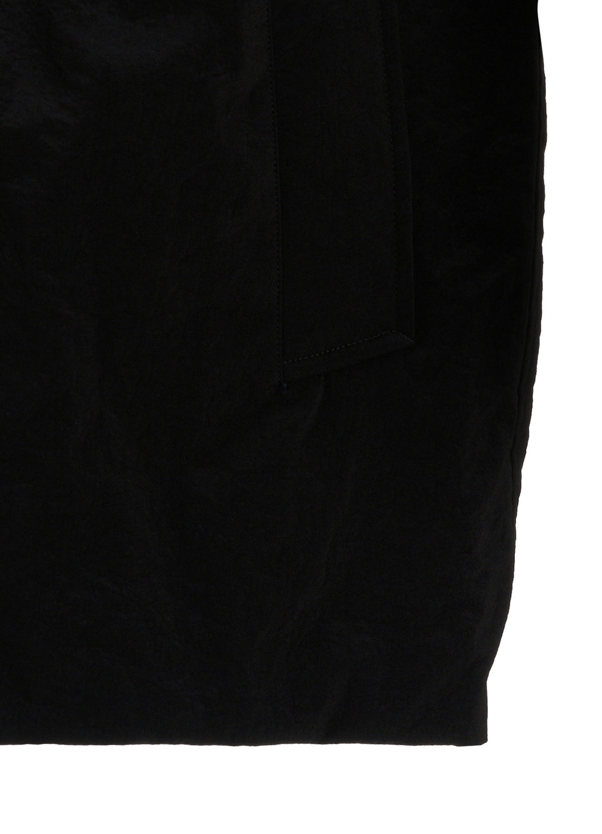 NYLON PADDED TASLAN OXFORD HOODED SHORT COAT