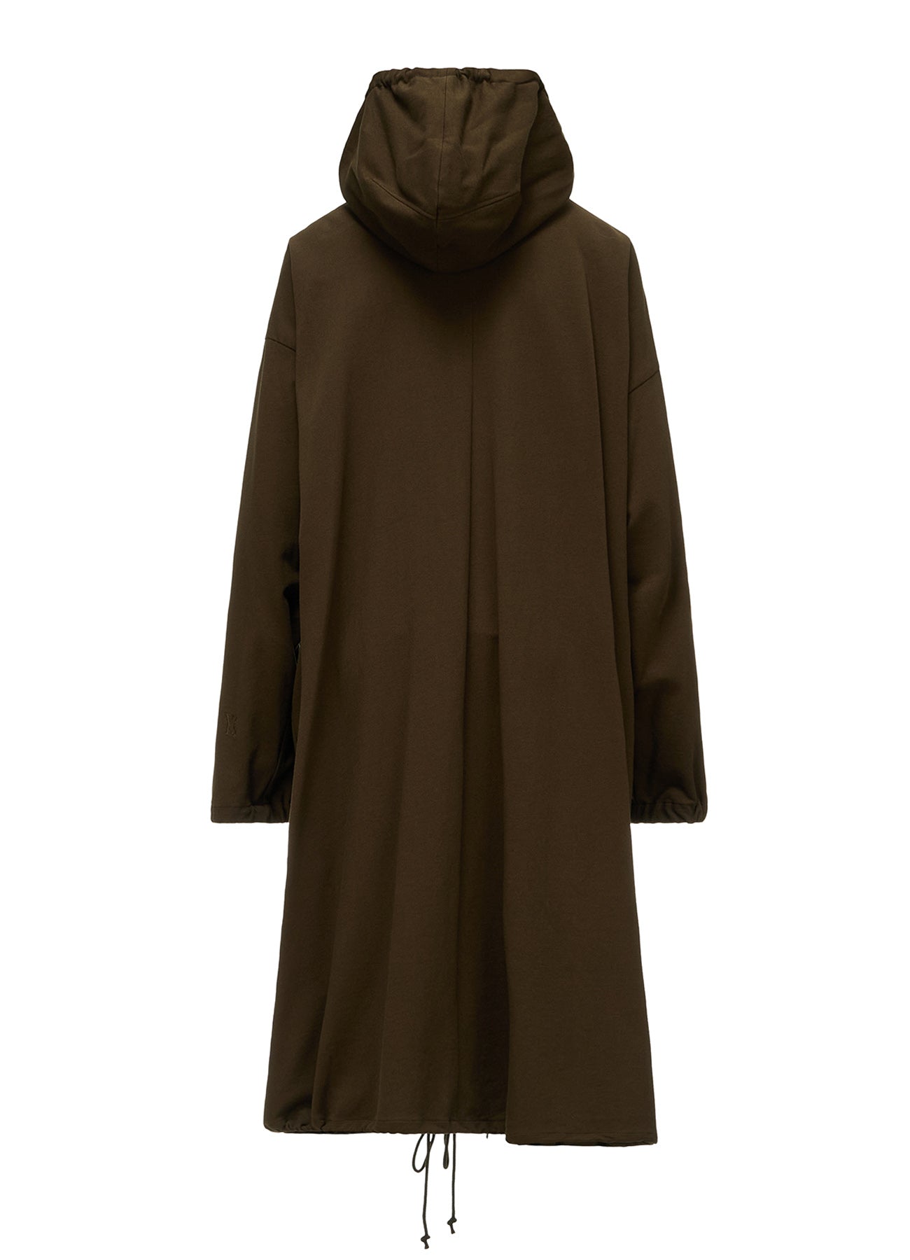 COTTON INLAY ZIPPER POCKET COAT