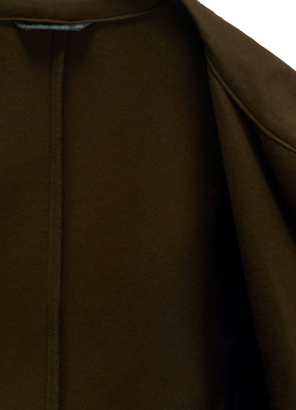 COTTON INLAY ZIPPER POCKET COAT