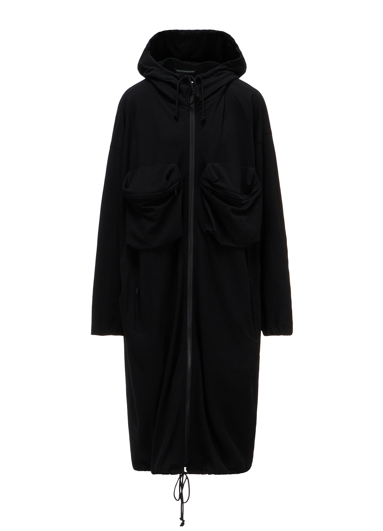 COTTON INLAY ZIPPER POCKET COAT