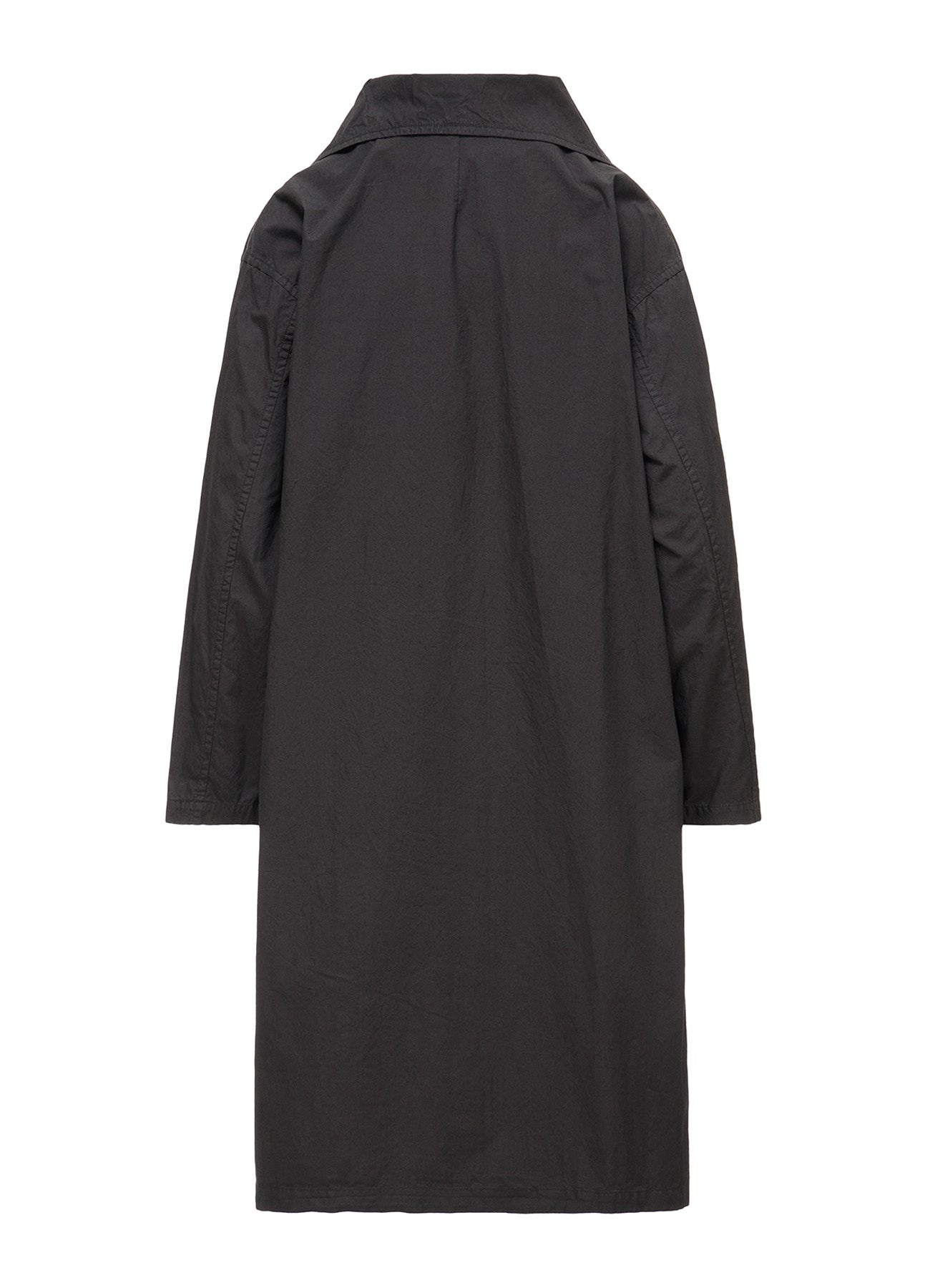 COTTON TYPEWRITER ZIPPER COAT
