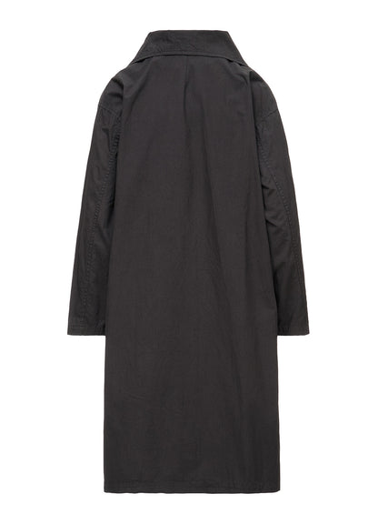 COTTON TYPEWRITER ZIPPER COAT