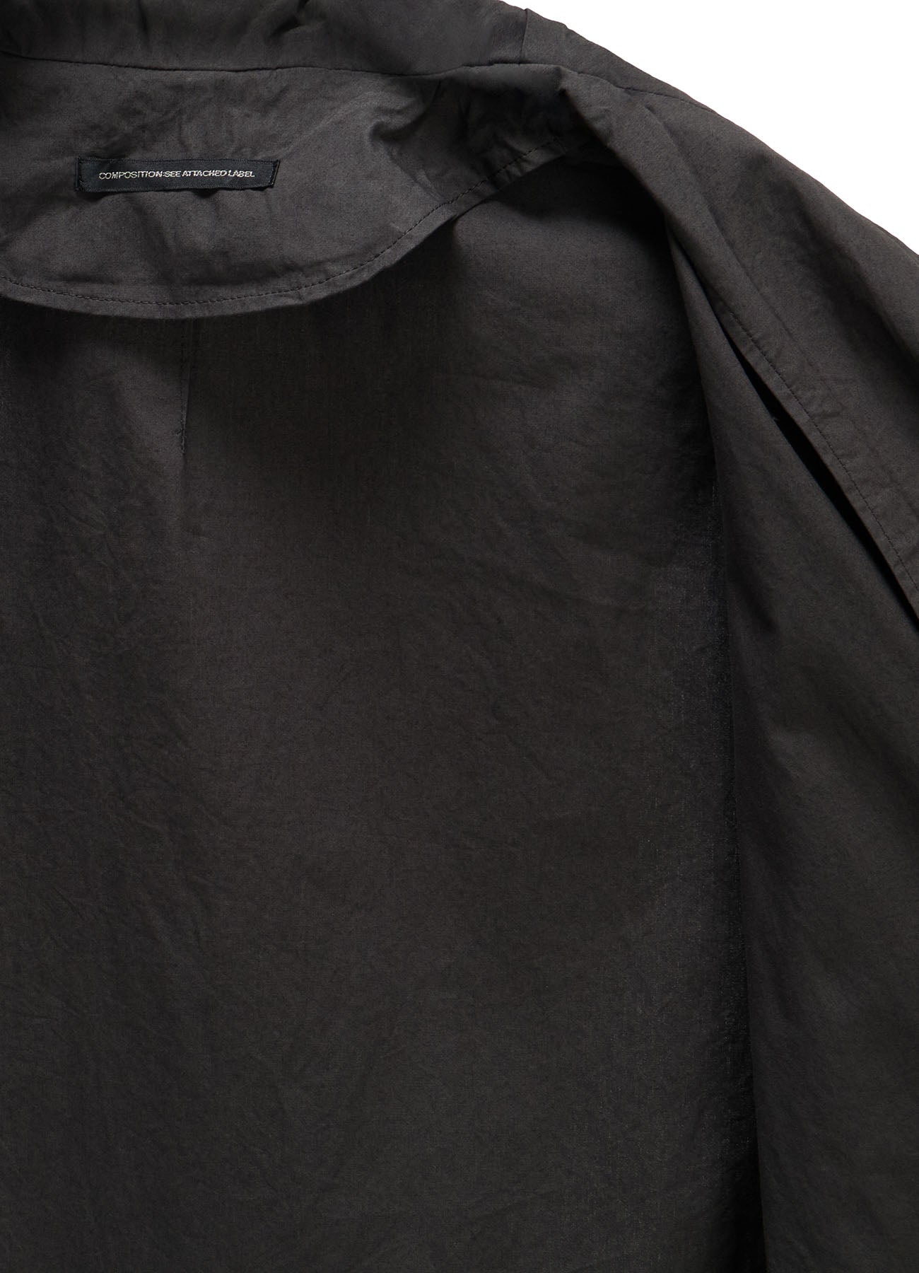 COTTON TYPEWRITER ZIPPER COAT