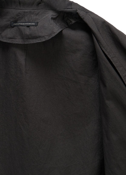COTTON TYPEWRITER ZIPPER COAT