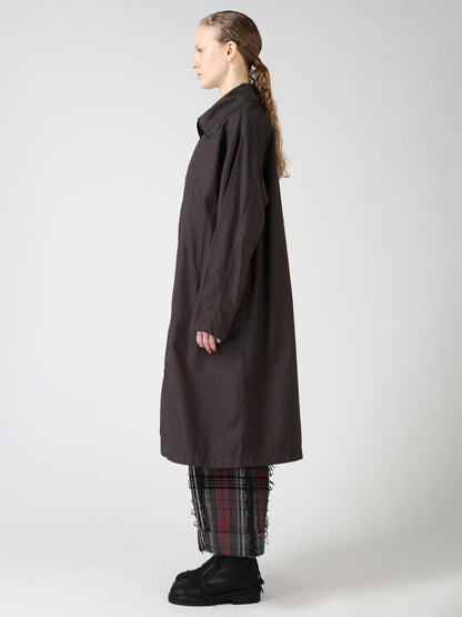 COTTON TYPEWRITER ZIPPER COAT