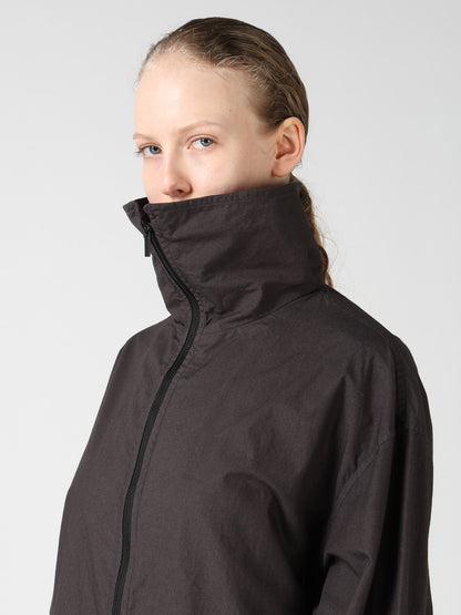 COTTON TYPEWRITER ZIPPER COAT