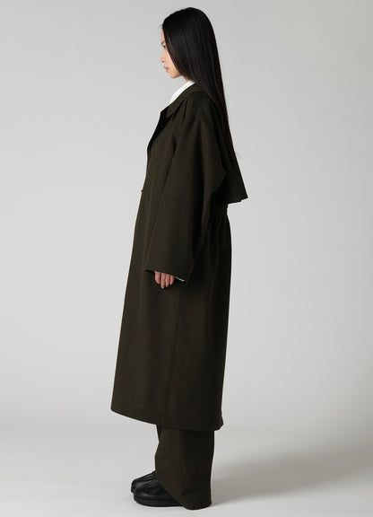 VINTAGE MILITARY SERGE GATHERED COAT
