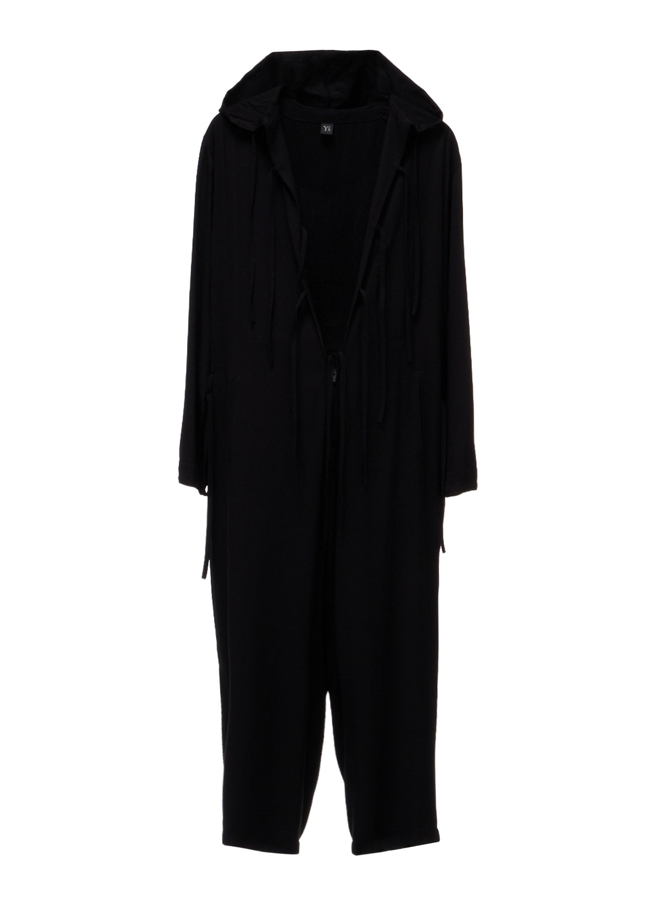 VISCOSE/TRIACETATE BLEND HOODIE OVERALLS – THE SHOP YOHJI YAMAMOTO