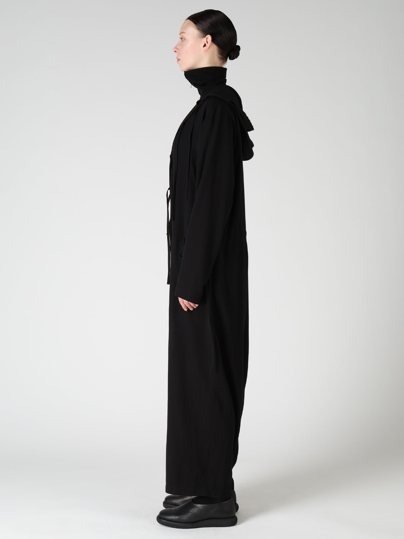 VISCOSE/TRIACETATE BLEND HOODIE OVERALLS