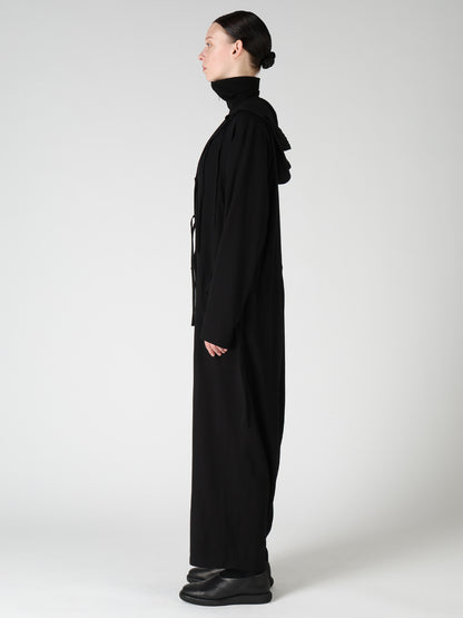 VISCOSE/TRIACETATE BLEND HOODIE OVERALLS