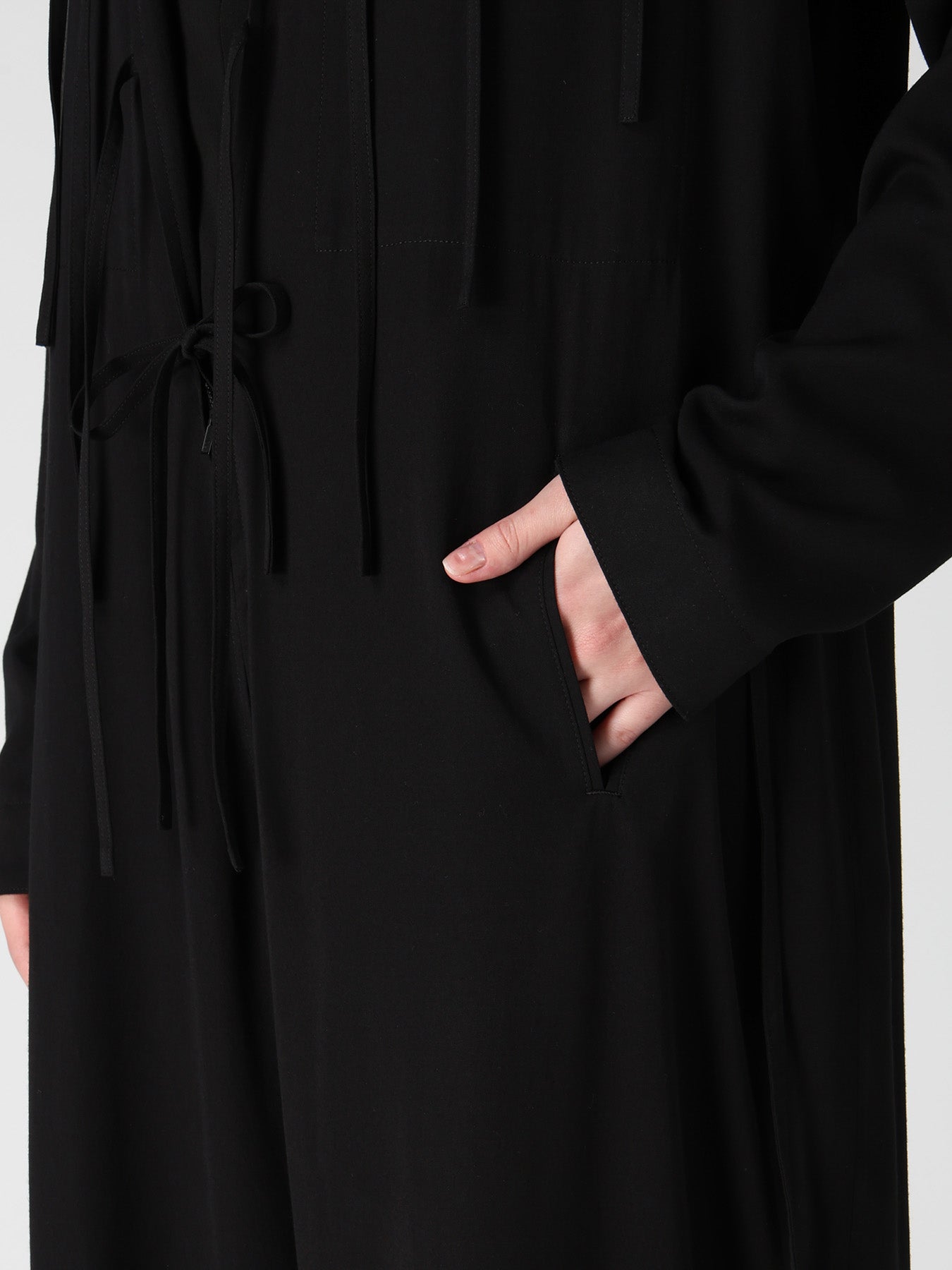 VISCOSE/TRIACETATE BLEND HOODIE OVERALLS