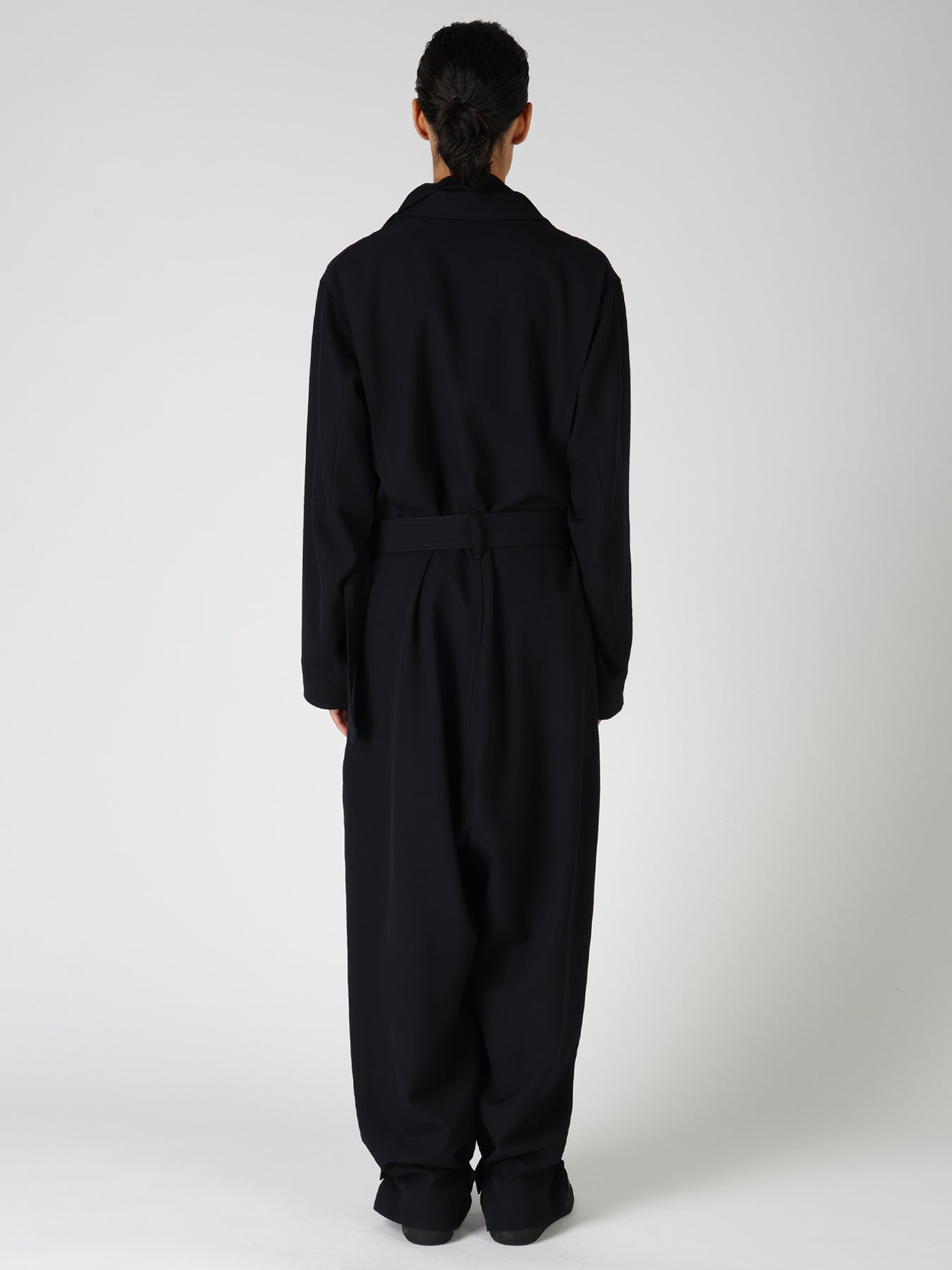 WOOL GABARDINE MILITARY OVERALLS