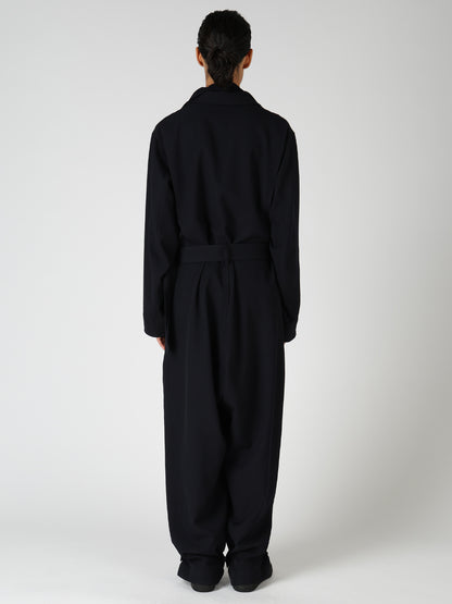 WOOL GABARDINE MILITARY OVERALLS