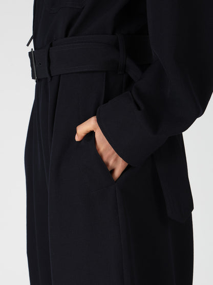WOOL GABARDINE MILITARY OVERALLS