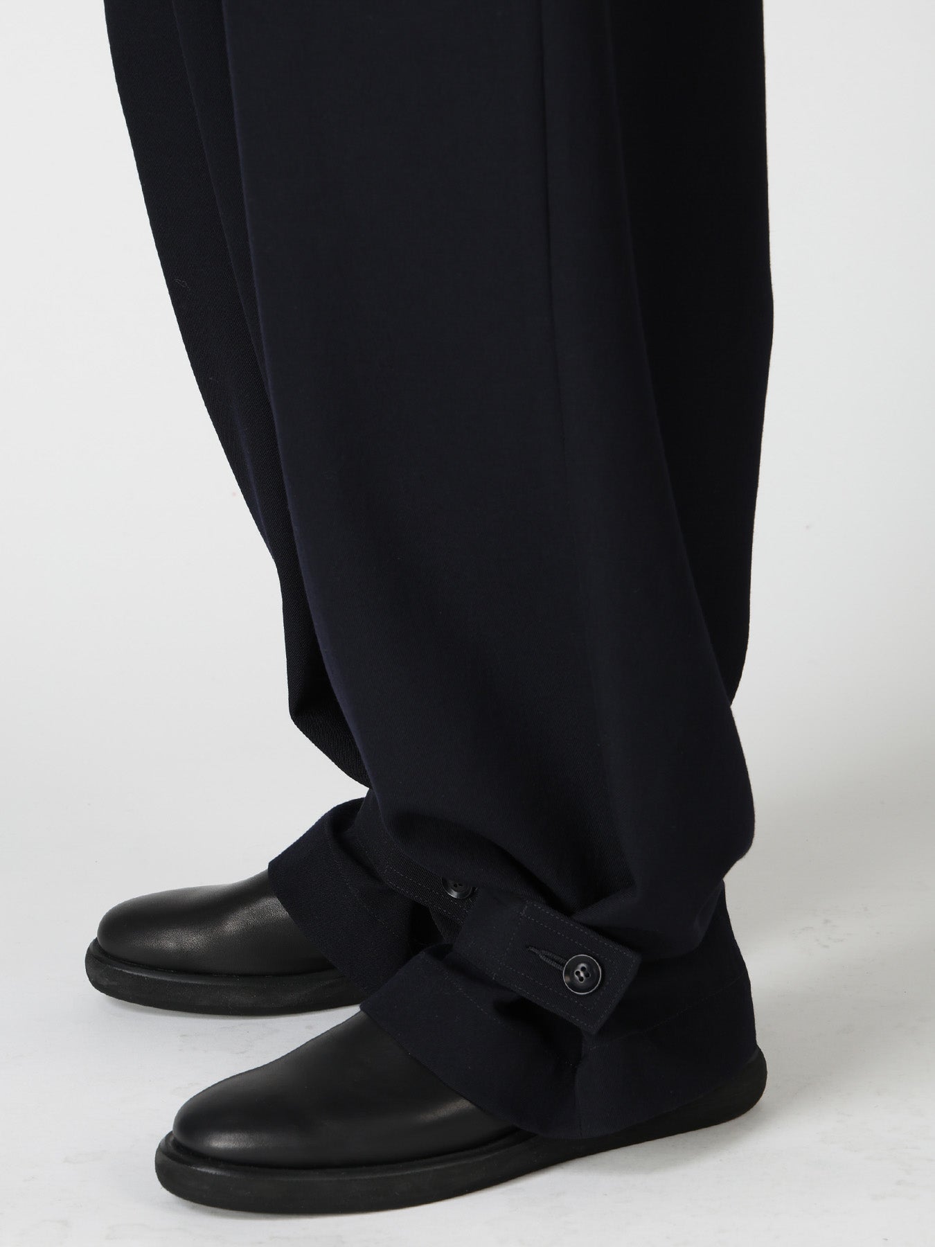 WOOL GABARDINE MILITARY OVERALLS