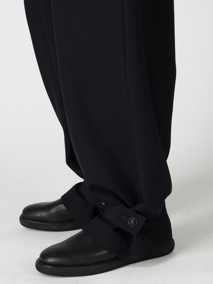 WOOL GABARDINE MILITARY OVERALLS