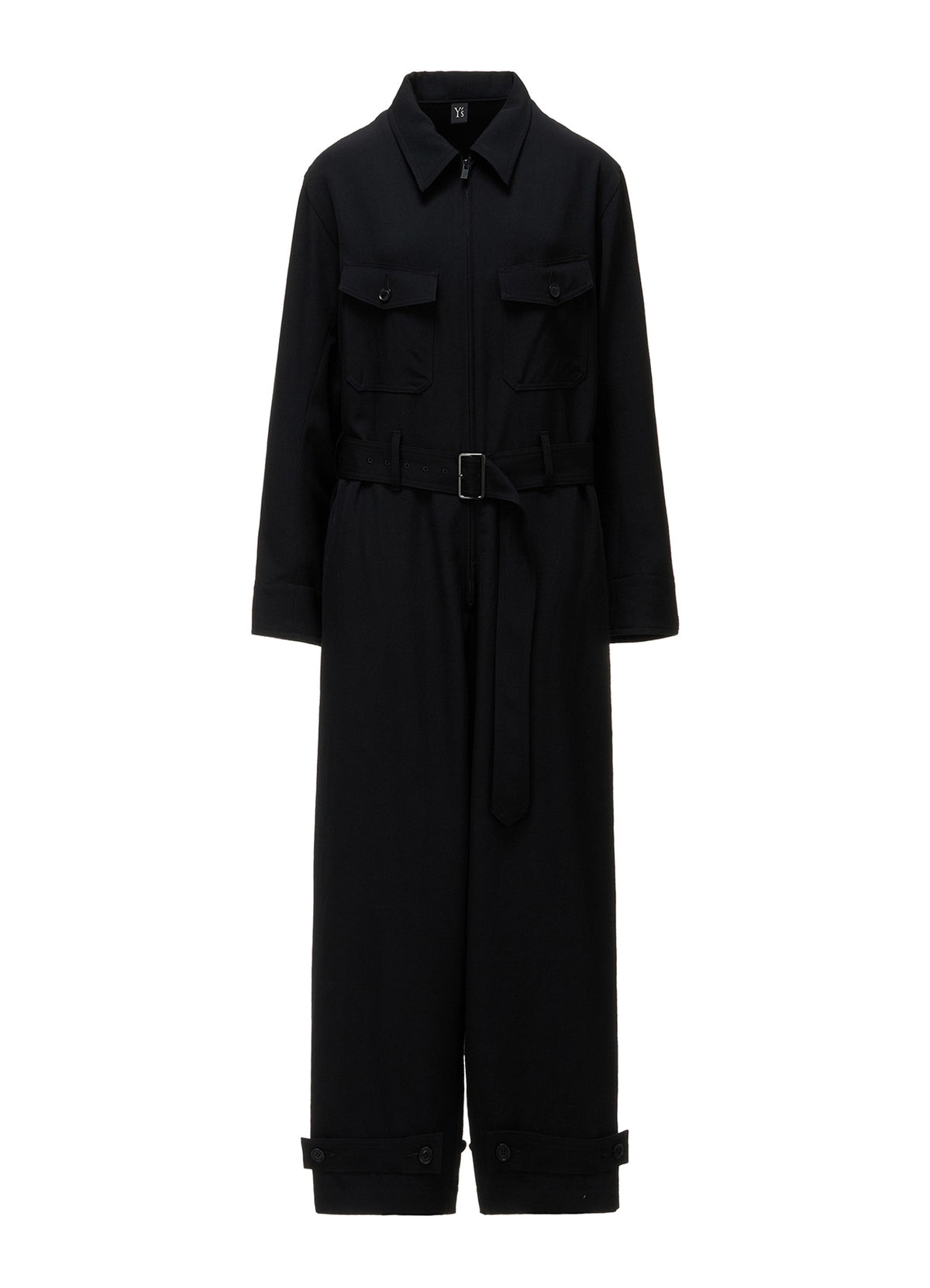 WOOL GABARDINE MILITARY OVERALLS