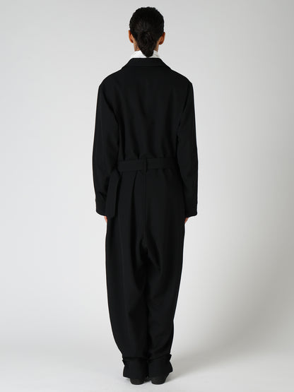WOOL GABARDINE MILITARY OVERALLS