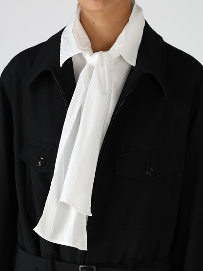 WOOL GABARDINE MILITARY OVERALLS
