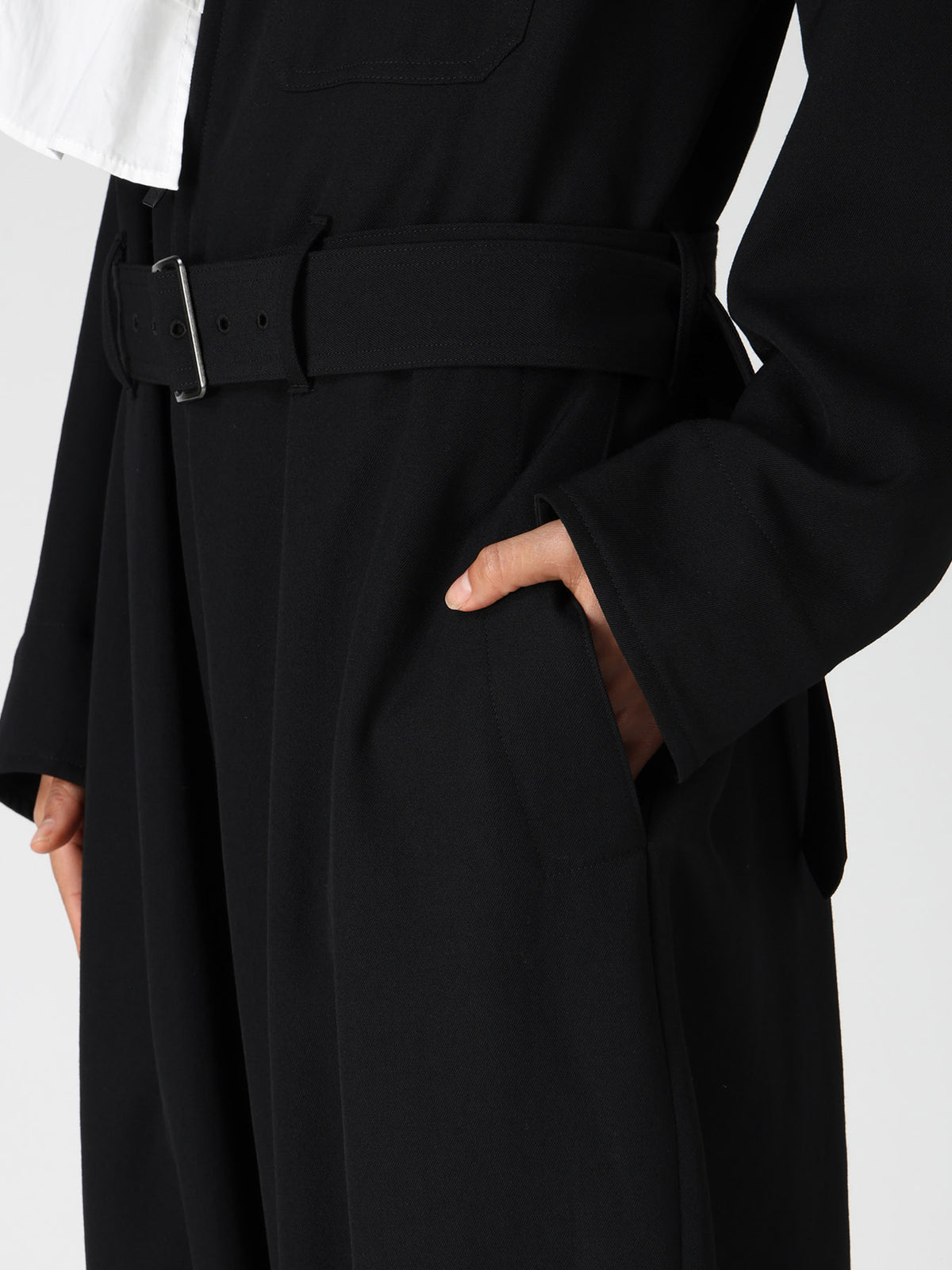 WOOL GABARDINE MILITARY OVERALLS