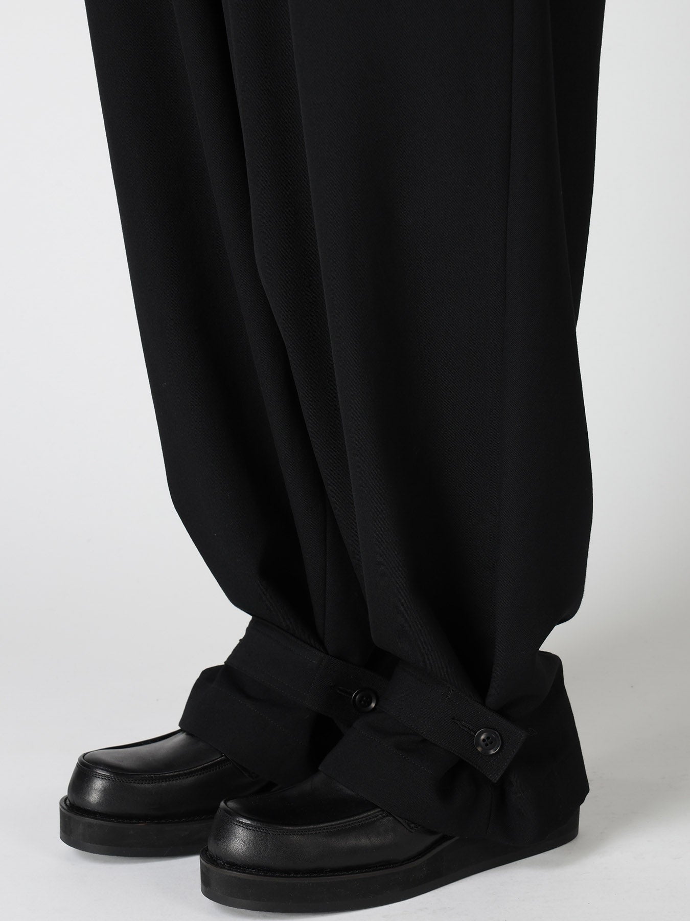 WOOL GABARDINE MILITARY OVERALLS