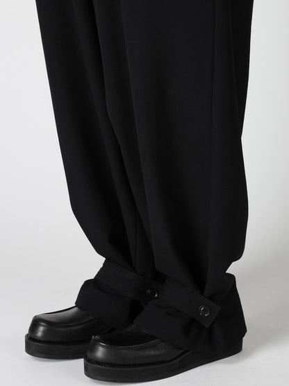 WOOL GABARDINE MILITARY OVERALLS