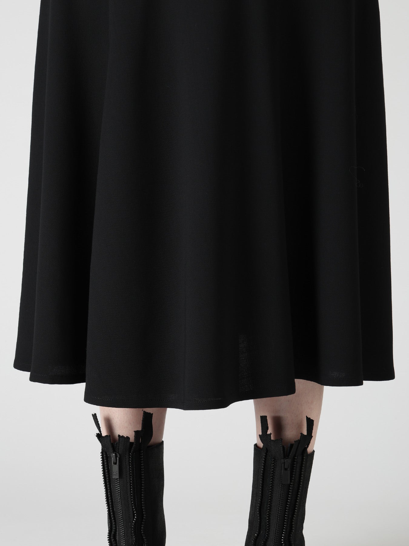 WOOL SERGE BLOUSON DRESS