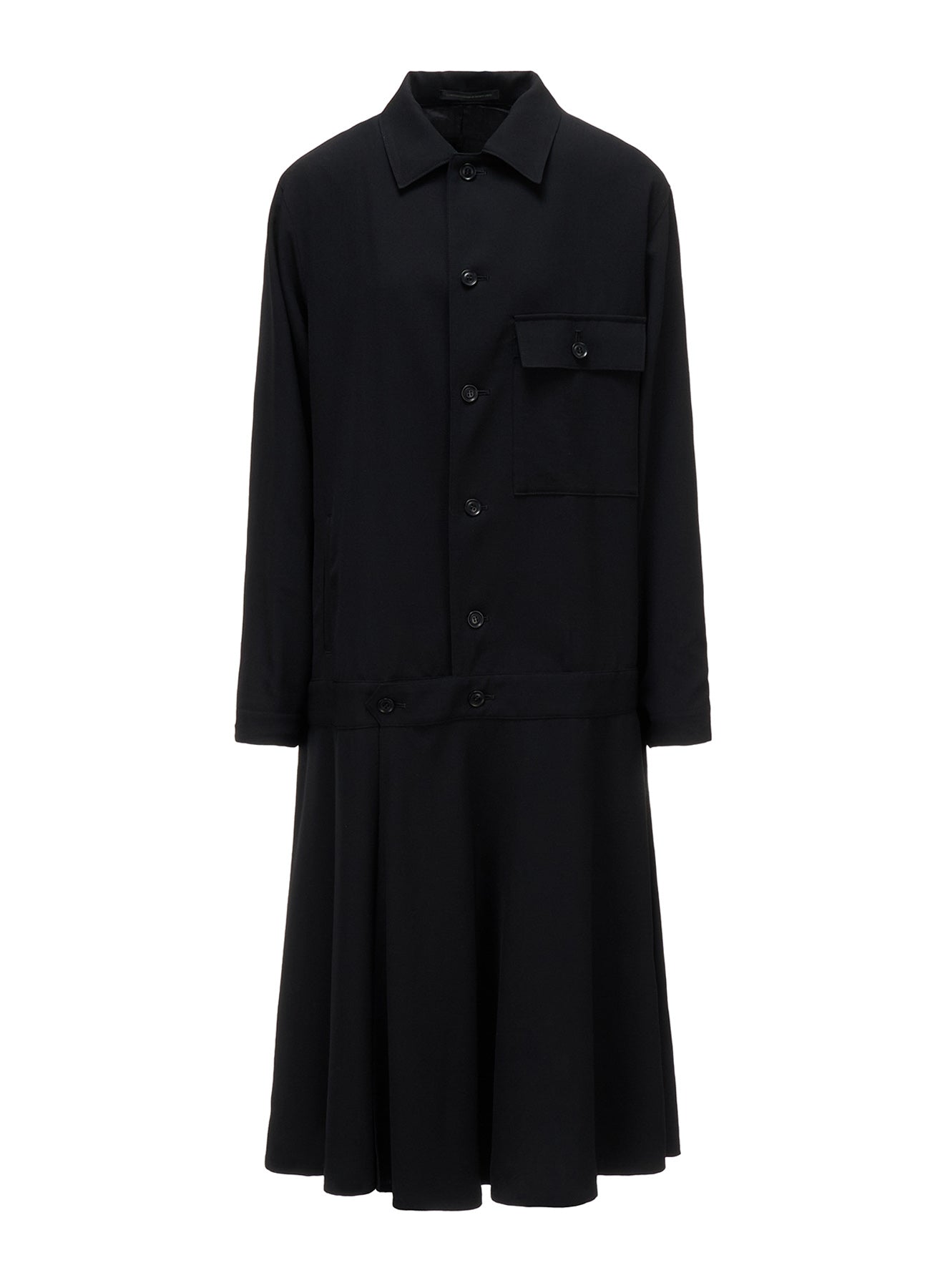 WOOL SERGE BLOUSON DRESS – THE SHOP YOHJI YAMAMOTO