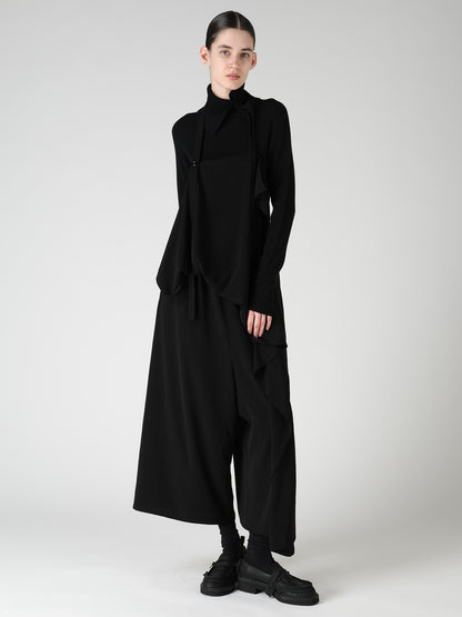 TA/PE CREPE DE CHINE APRON DRESS