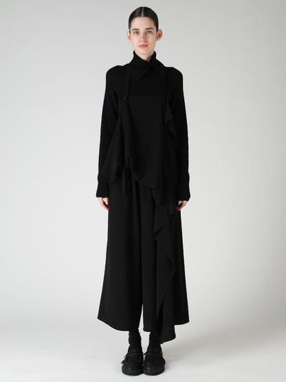 TA/PE CREPE DE CHINE APRON DRESS
