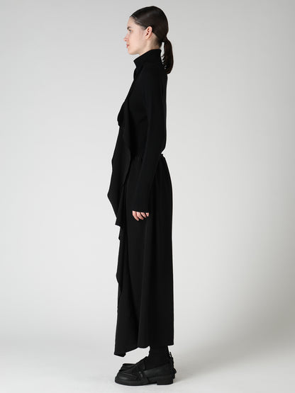 TA/PE CREPE DE CHINE APRON DRESS