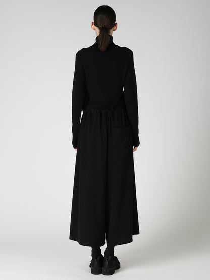TA/PE CREPE DE CHINE APRON DRESS