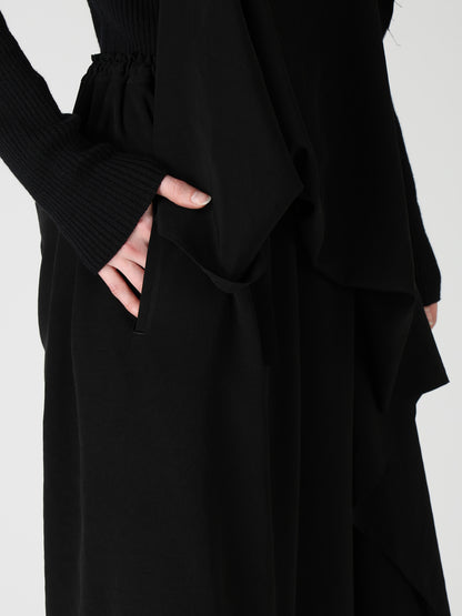 TA/PE CREPE DE CHINE APRON DRESS