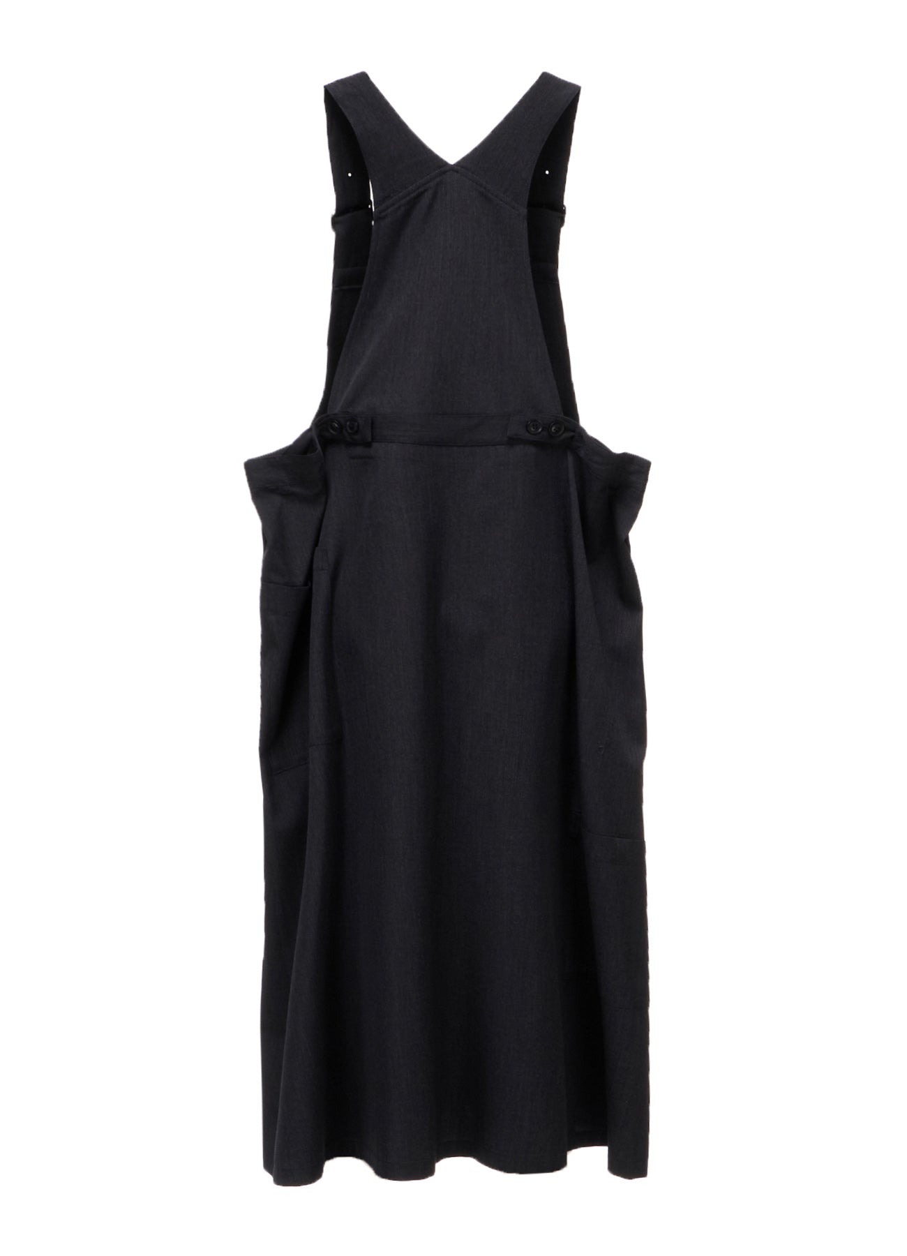 WOOL GABARDINE SALOPETTE DRESS – THE SHOP YOHJI YAMAMOTO