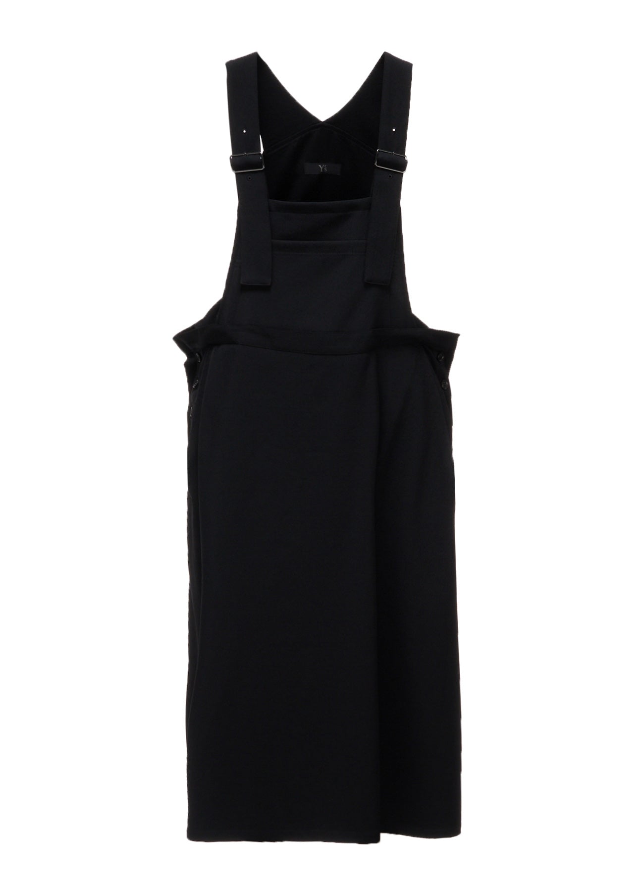 WOOL GABARDINE SALOPETTE DRESS