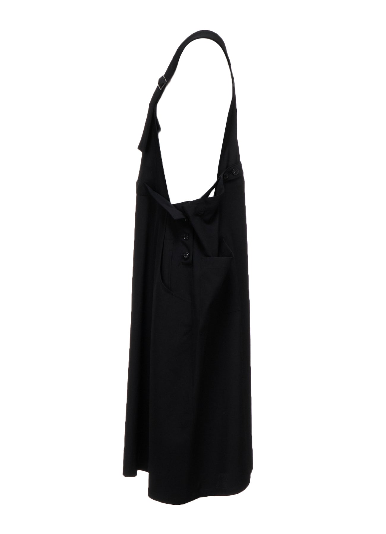 WOOL GABARDINE SALOPETTE DRESS