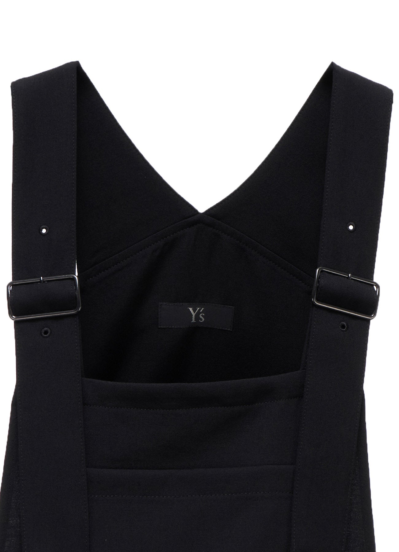 WOOL GABARDINE SALOPETTE DRESS